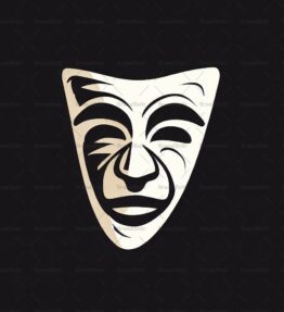 Dramatische Theatermaske